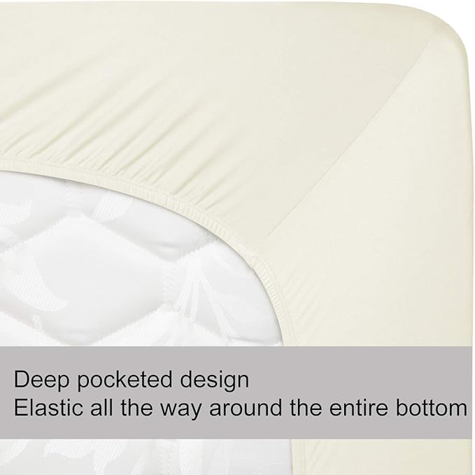 Soft Stretch Queen Size Fitted Sheet Only - Image 6