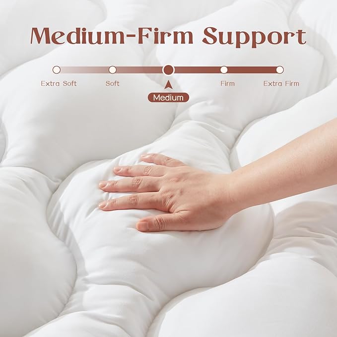 Decroom 4 Inch Mattress Topper Queen - Image 6