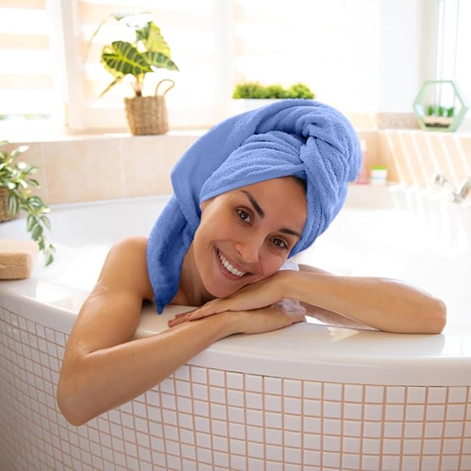 KAHAF COLLECTION 6 Pack Bath Towels Set 100% Ring Spun Cotton, Lightweight - Image 6