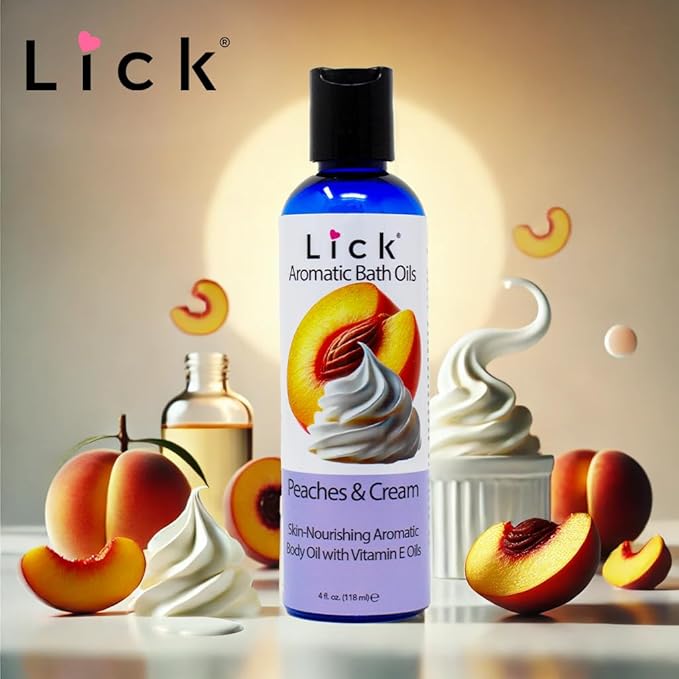 Lick Peaches and Whipped Ceam Aromatic Bath Oil - Image 2