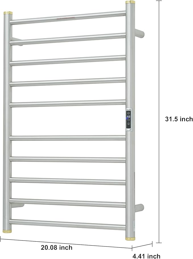 Electric Towel Warmer Rack, Heating Towel Warmer, Timer & Temperature Control - Image 5