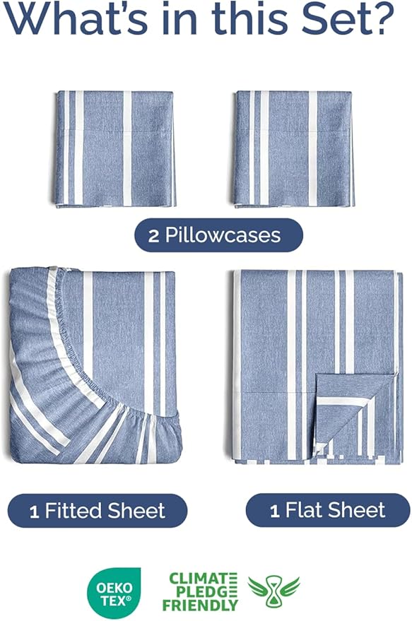 Extra Deep Twin Sheet Set - Image 2