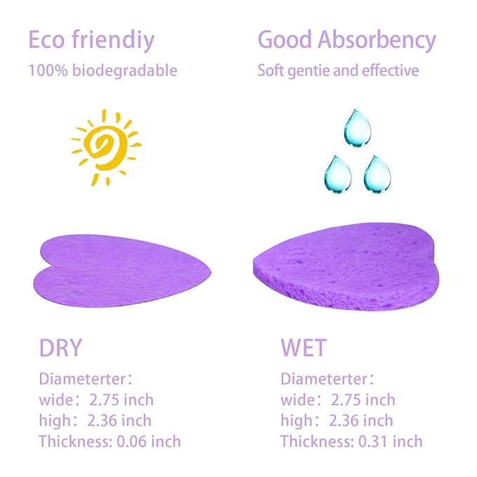 100-Count Compressed Facial Sponges - Image 3