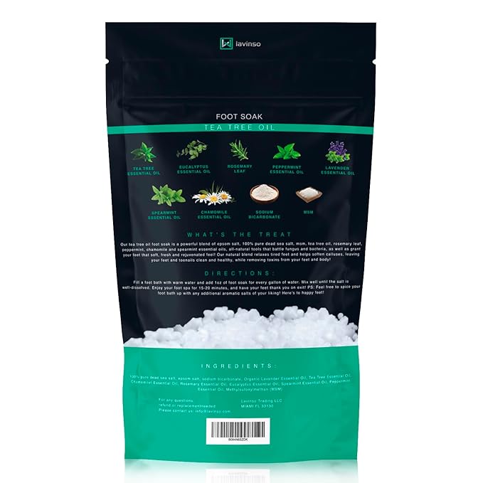 Tea Tree Oil Foot Soak with Epsom Salt - Image 7