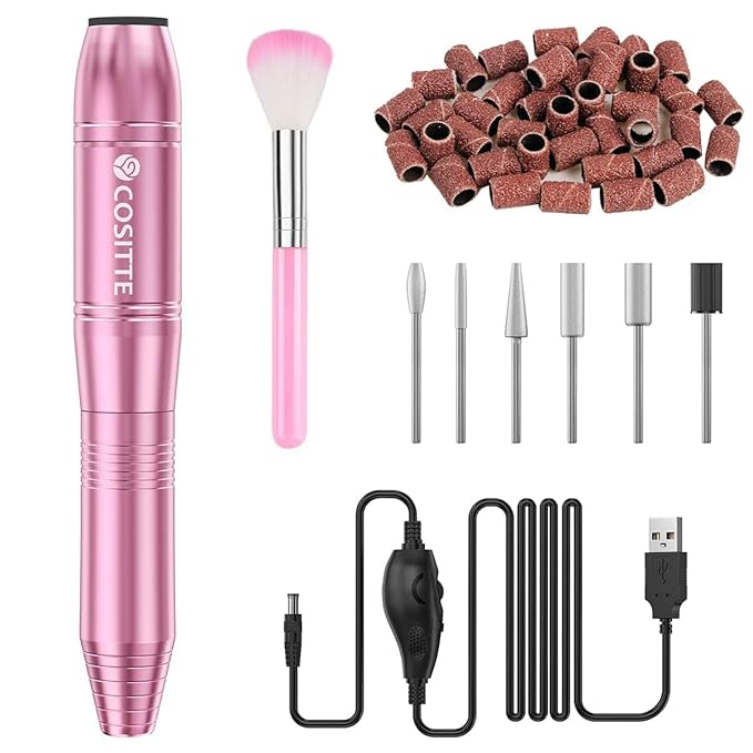 COSITTE Electric Nail Drill, USB Electric Nail Drill Machine by COSITTE