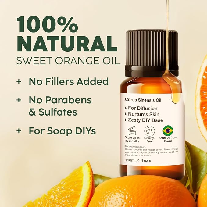 100% Pure Sweet Orange Oil - Image 2