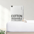 FreshCulture Pure Cotton Fitted Sheets Twin XL Size, 300 Thread Count Percale by FreshCulture