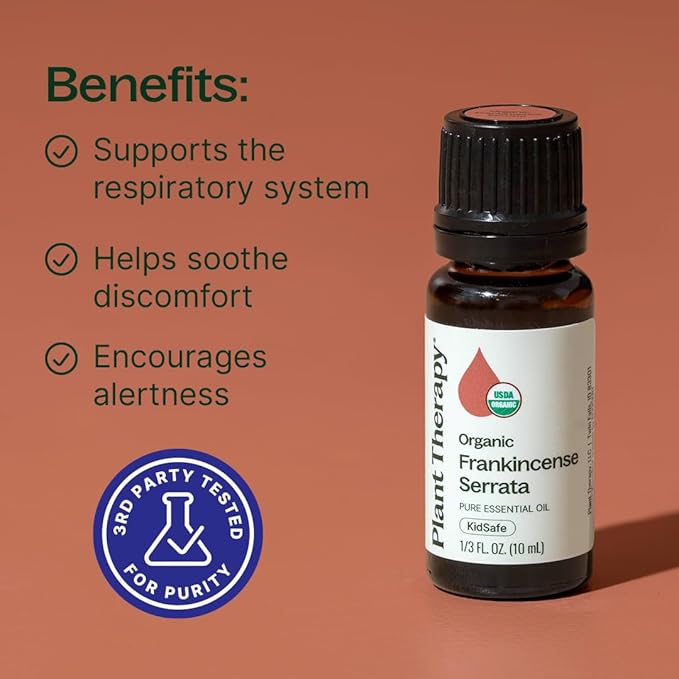 Plant Therapy Organic Frankincense Serrata Essential Oil 100% Pure, USDA - Image 2