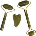 Jade Roller and Gua Sha Set 2, Gua Sha Facial Tools, Face Roller, Jade Roller by Unknown