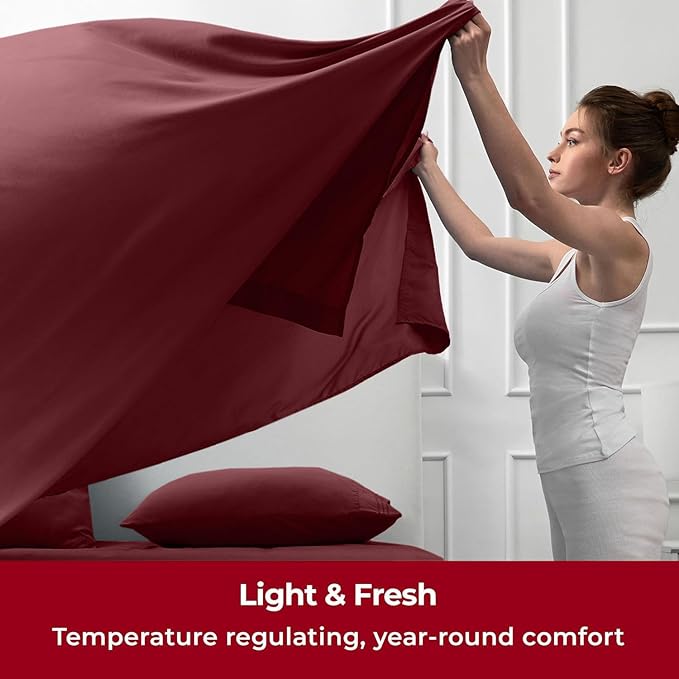 Mellanni Split King Sheets Set - Image 4