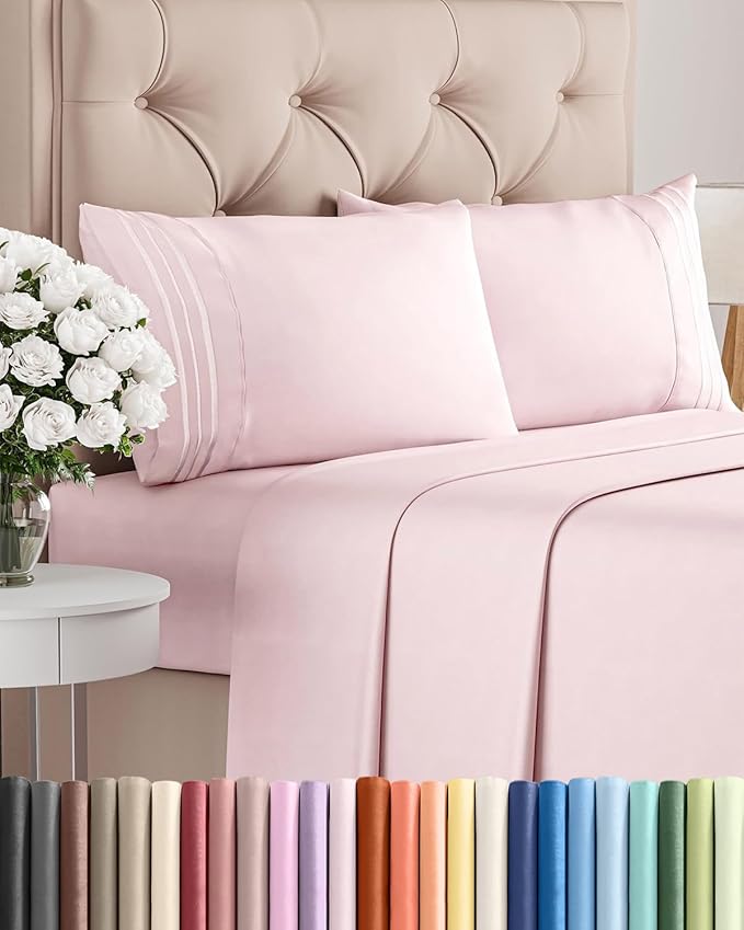 Cal King Size 4 Piece Sheet Set by CGKUnlimited