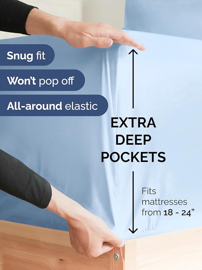 Extra Deep Queen Fitted Sheet - Image 2