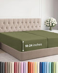 Extra Deep Split King Fitted Sheet by CGKUnlimited