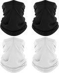 ROXUN 4 Pack Neck Gaiter, Cooling Breathable Face Mask UV Protection Scarf by Roxun