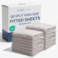 Bulk Case Pack of 16 Fitted Sheets by CGKUnlimited