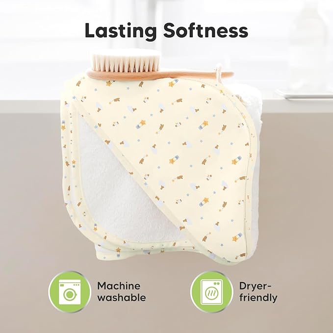 KeaBabies Hooded Baby Towel for Newborn - Image 6