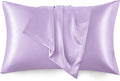 Love's cabin Satin Pillowcase Set of 2 Standard Size 20x26, Cooling Pillow by Lovescabin