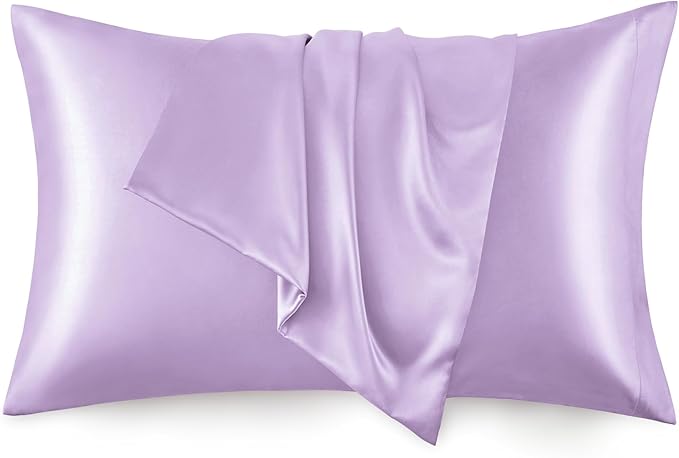 Love's cabin Satin Pillowcase Set of 2 Queen Size 20x30, Cooling Pillow Covers by Lovescabin