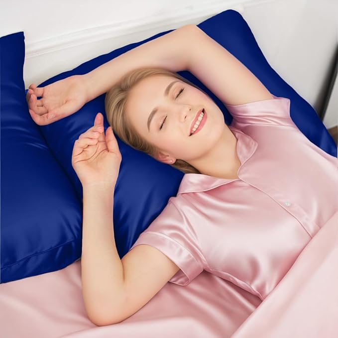 INSSL Silk Pillowcase for Women, Mulberry Silk Pillowcase for Hair and Skin and - Image 2
