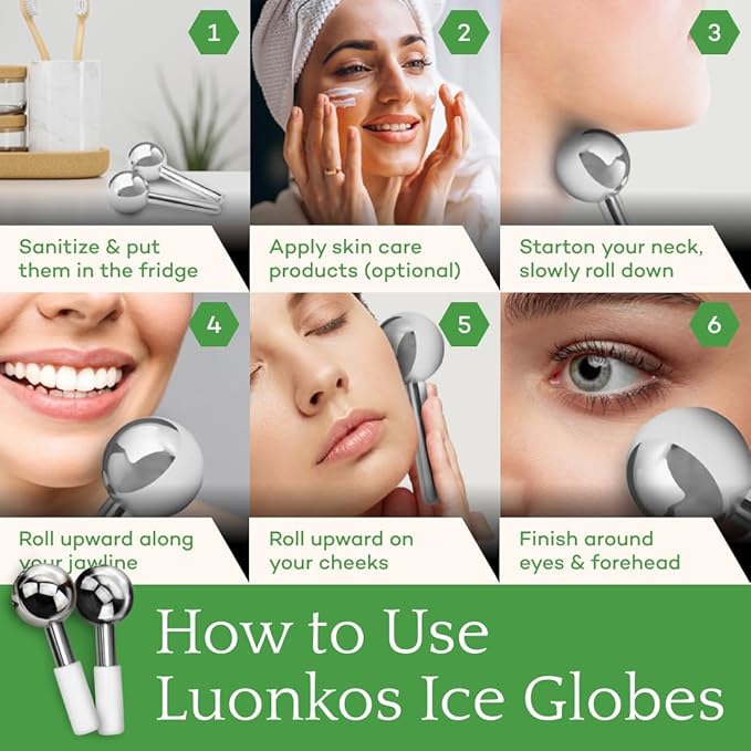 LUONKOS Gua Sha Ice Globes - Image 6