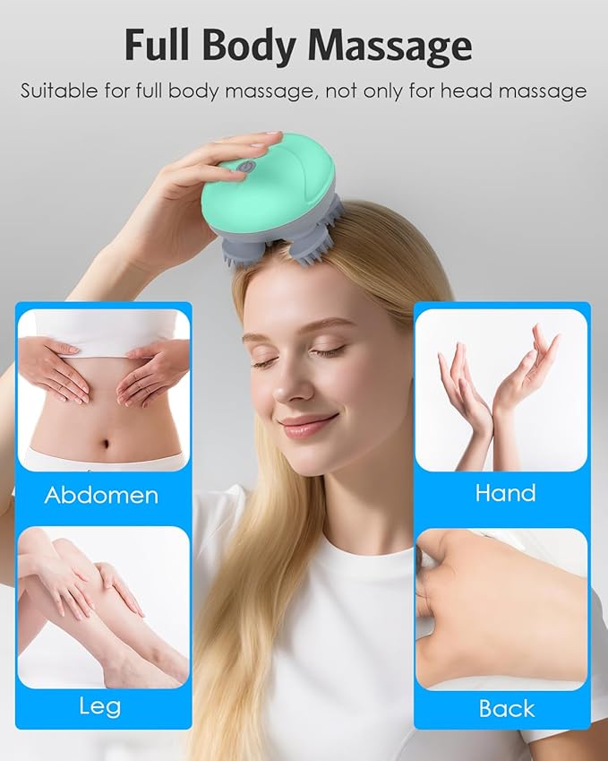 AMIR Electric Scalp Massager, Portable Head Massager - Image 5