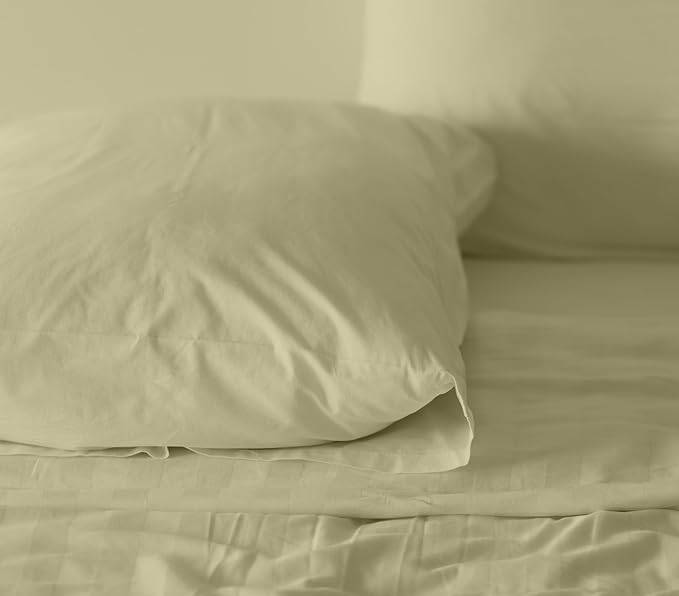 RUVANTI 100% Cotton Sheets – King Size Percale Bedding, Cooling & Breathable - Image 9