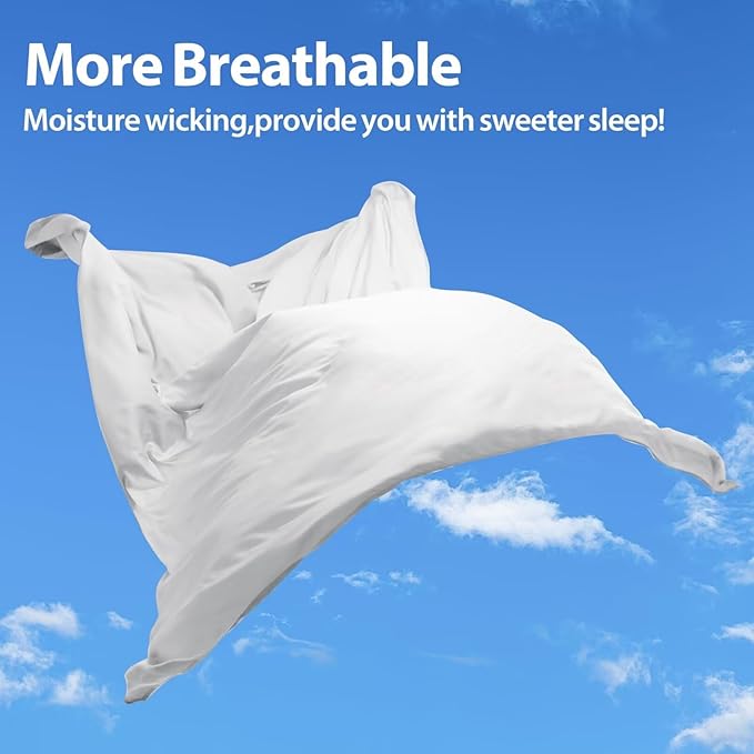 Bamboo Viscose Flat Sheets Only, 400 Thread Count Sateen Weave King Size Flat - Image 5