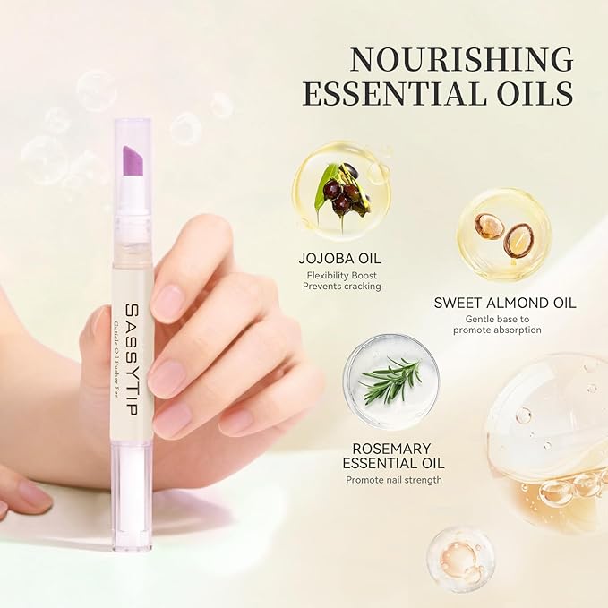 Ceramic Cuticle Pusher & Oil Pen + Cuticle Remover Gel – Gentle Nail Care Kit - Image 6