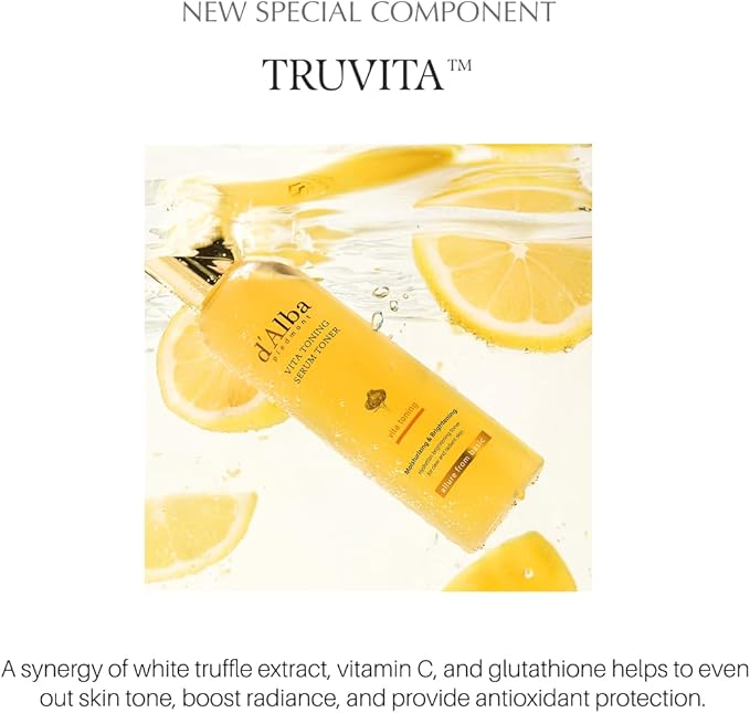 d'alba Piedmont White Truffle Vita Toning Serum Toner, Glass Skin - Image 4