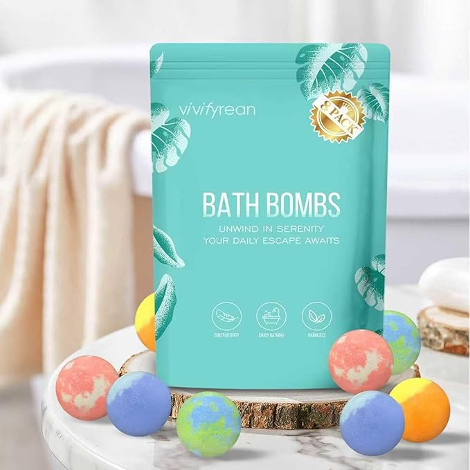 Bath Bombs, Bath Bombs for Women and Girls, Mothers day Birthday Gift, Relax - Image 6