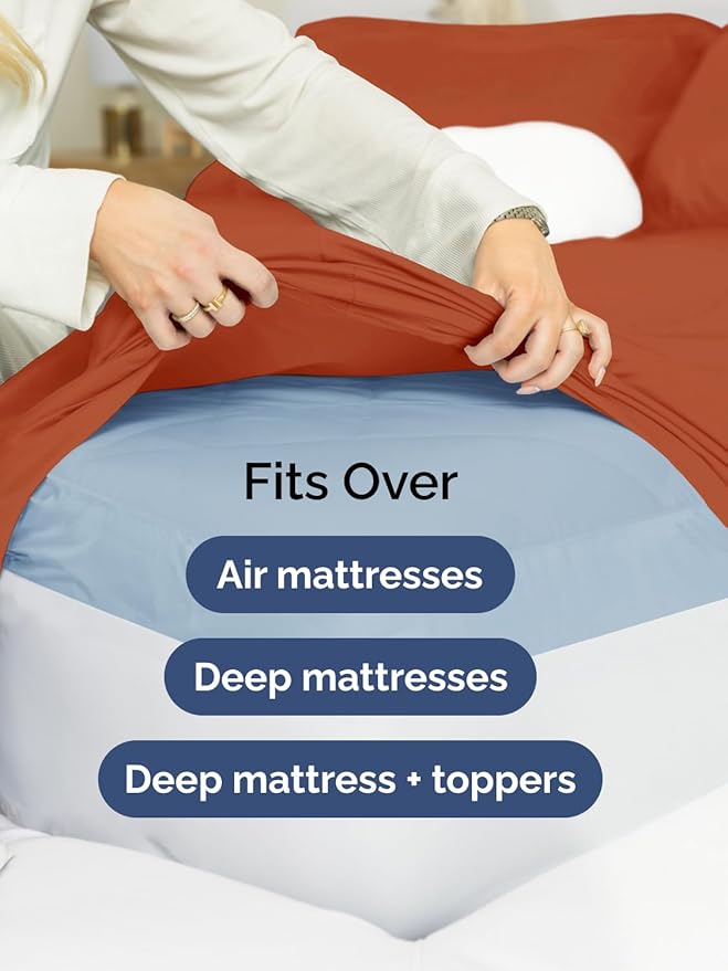 Extra Deep Cal King Fitted Sheet - Image 6