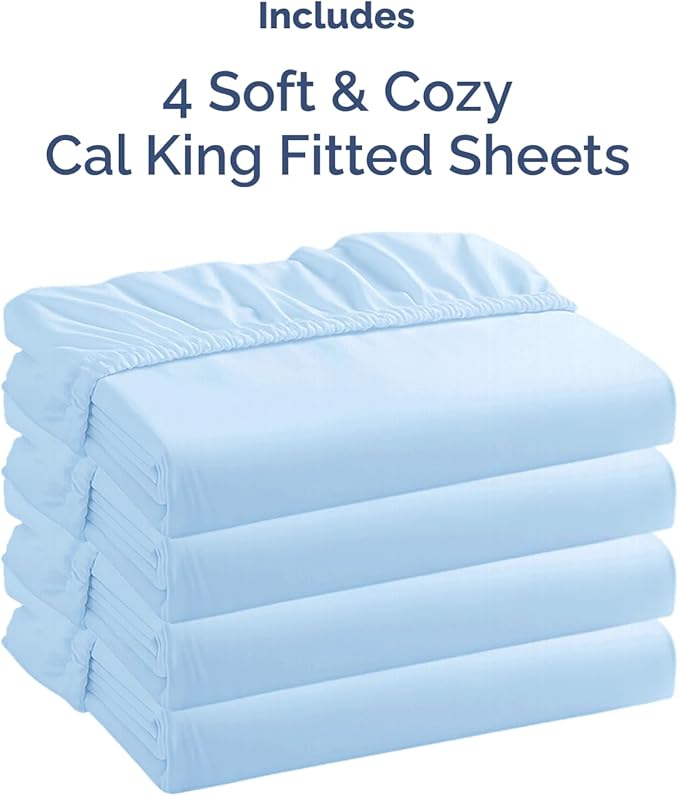 Cal King Size Fitted Bed Sheet - Image 4