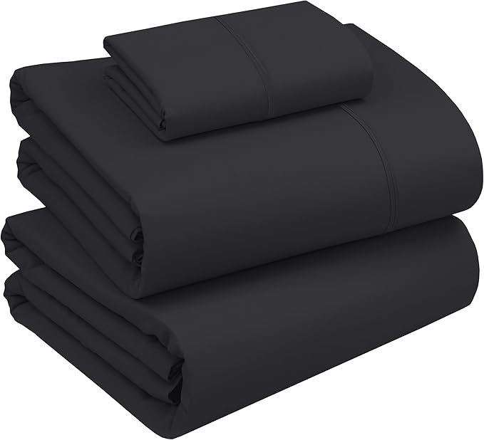 RUVANTI 100% Cotton Sheets – Twin XL Size Percale Bedding, Cooling & Breathable by Ruvanti
