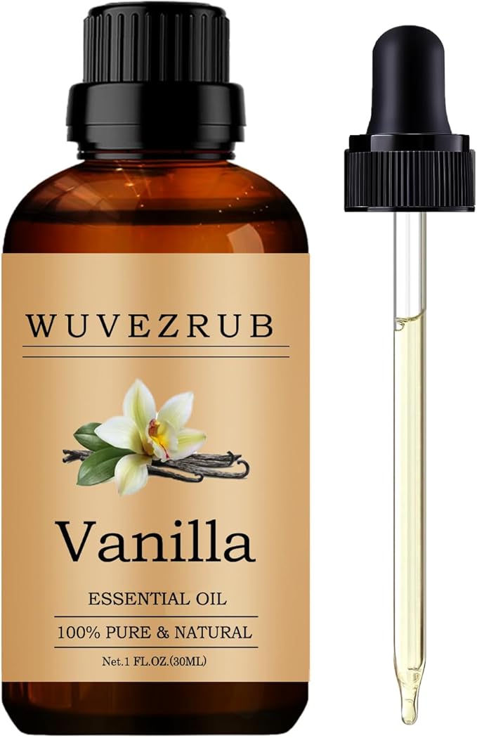 Vanilla Essential Oils, 30ML Pure and Natural Essential Oil by WUVEZRUB
