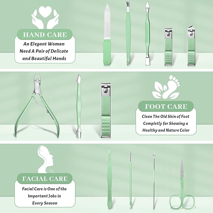 Manicure Pedicure Set, Nail Clipper Set - Image 2
