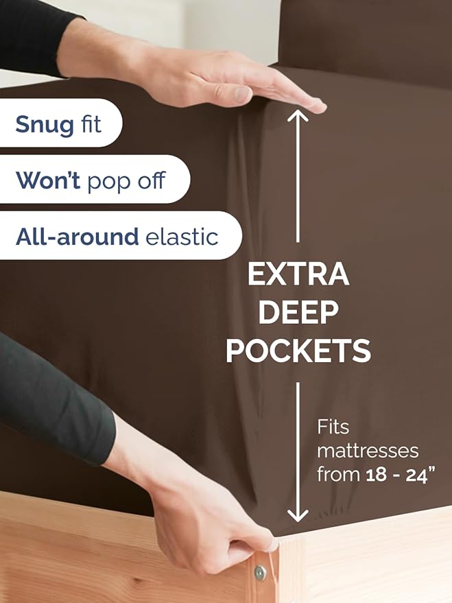Extra Deep Cal King Fitted Sheet - Image 2