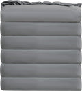Bulk Queen Fitted Sheet Only Deep Pocket 6 Pack, Quick Sort Bottom Bed Sheets by Culve