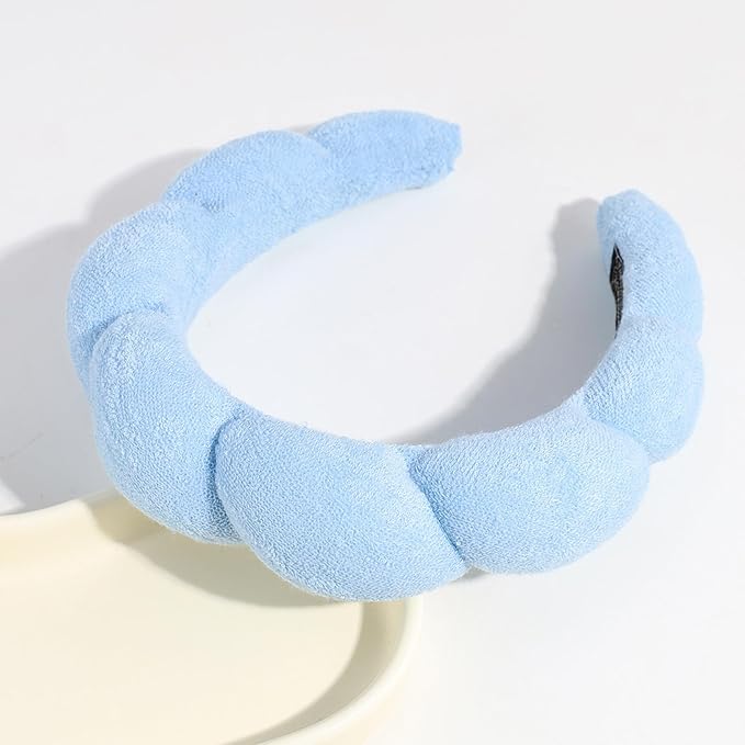 Spa Headbands for Washing Face Makeup Skin Care Headband Women Bubble Facial - Image 3