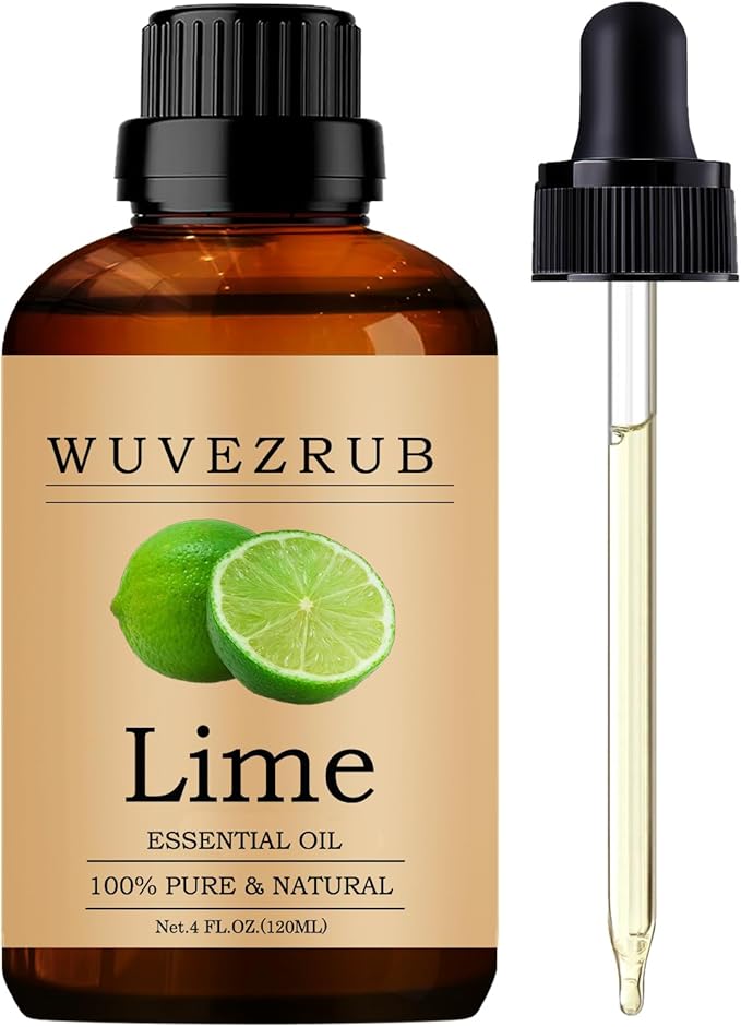 Lime Essential Oil, 120ML Pure and Natural by WUVEZRUB