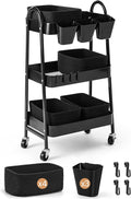 3-Tier Rolling Utility Cart by AOZITA