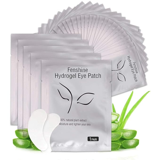 fenshine 200 Pairs Eyelash Extension Eye Pads Lint Free Hydrogel Eye Patches by Fenshine