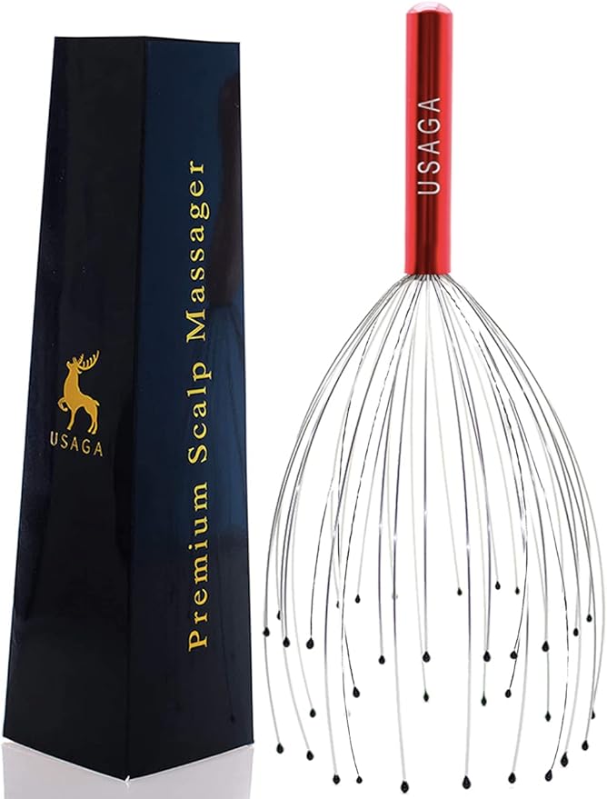 USAGA 36 Fingers Head Massager Scalp Massager Head Scratcher, Stocking Stuffers by USAGA