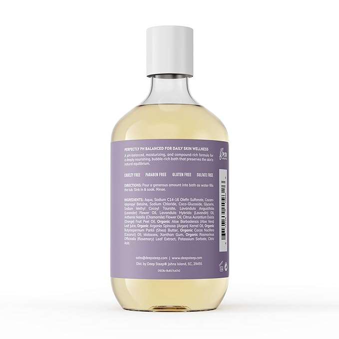 Deep Steep Lavender Chamomile Bubble Bath - Image 3