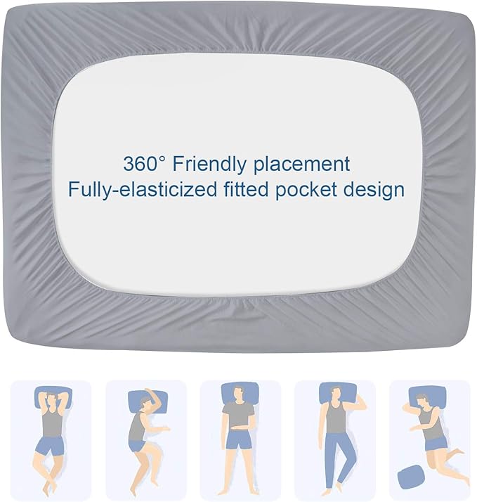 Full Size Mattress Protector Pad Waterproof Quilted, Breathable & Cooling Full - Image 5