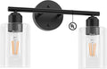 Espird Bathroom Vanity Light Black 2 Light Rustic Bathroom Vanity Lights Over by Espird