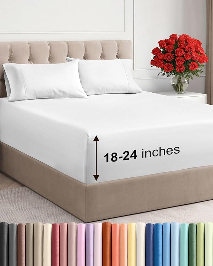 Extra Deep Twin Sheet Set by CGKUnlimited
