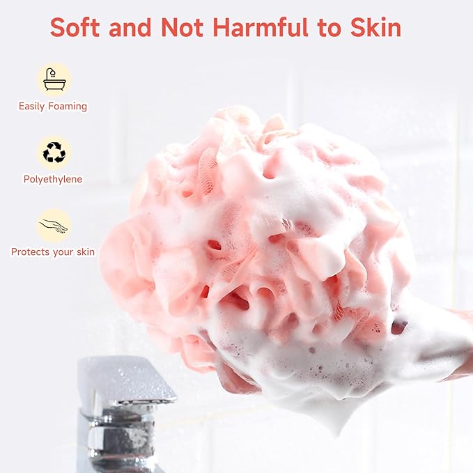 Luffa Loofah Sponge Shower Loofahs 50g Shower Bath Sponges Exfoliating Mesh - Image 2