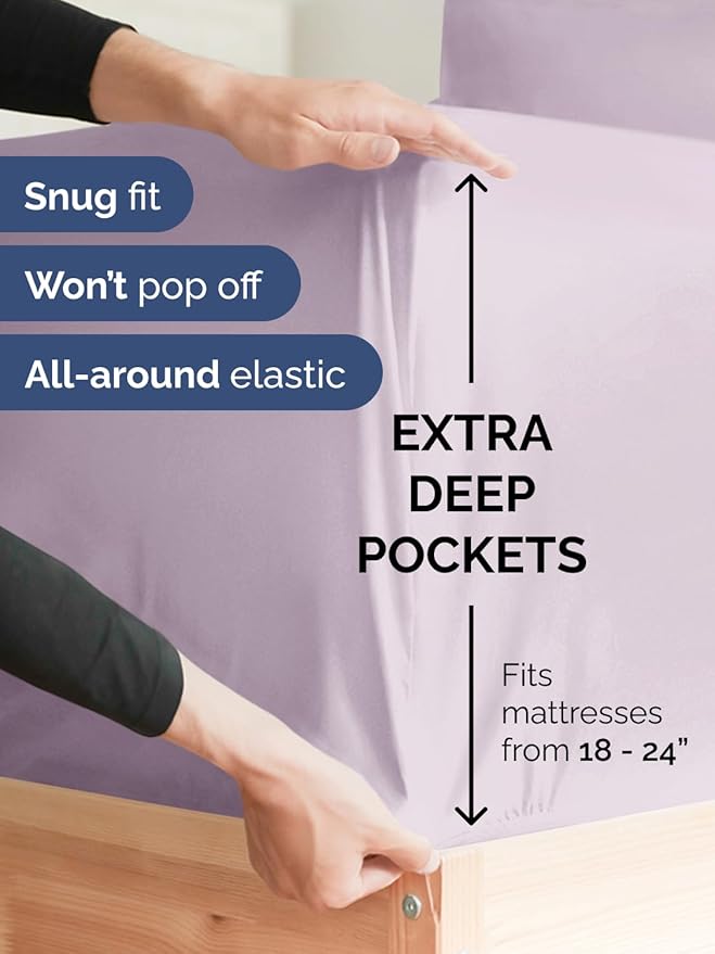 Extra Deep King Fitted Sheet - Image 2