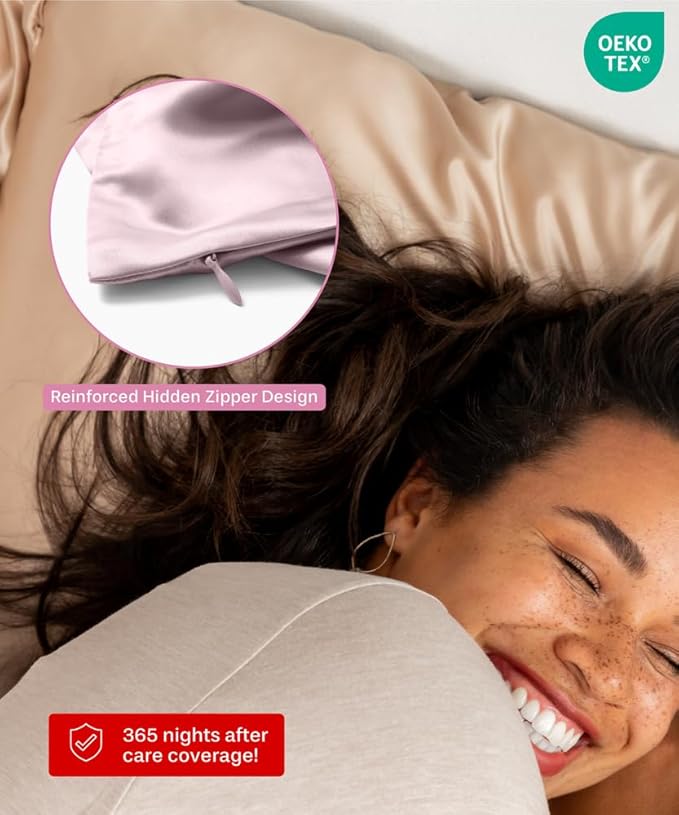 SUNDAYSILKS™ | Silk Pillow Cases 2 Pack | 22 Momme Mulberry Silk Pillowcase Set - Image 5
