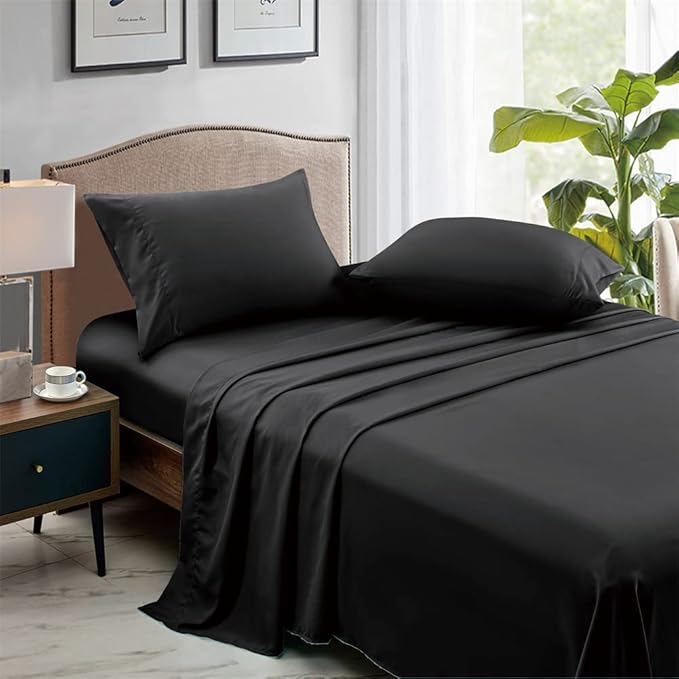 FreshCulture Queen Flat Sheets Only, Soft Microfiber Bedding Sheets - Image 6